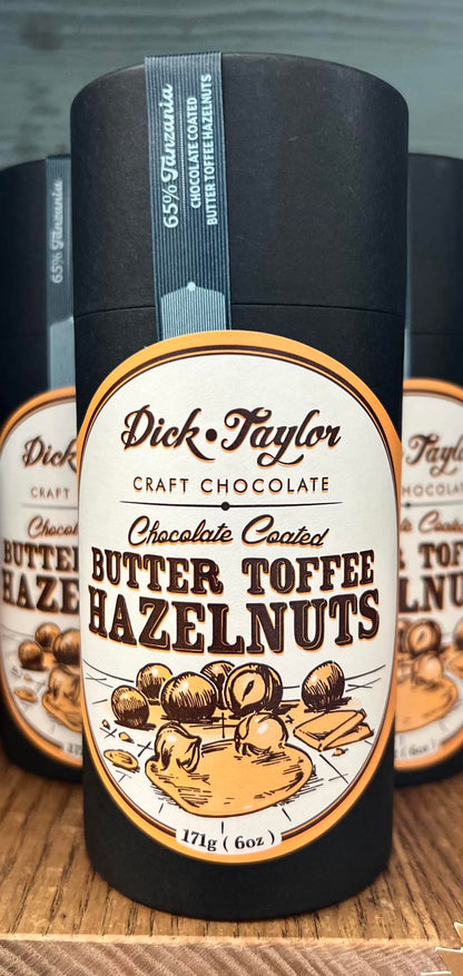 Dick Taylor Chocolate Coated Butter Toffee Hazelnuts