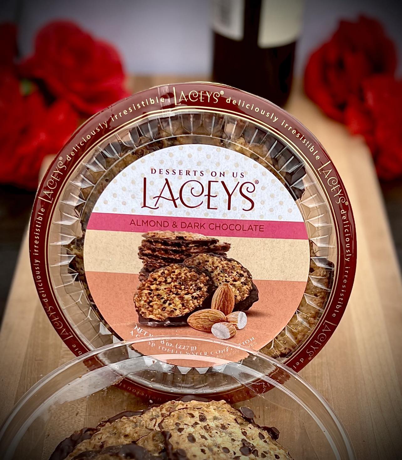 Lacey’s Cookies Sale!        Almond & Dark Chocolate 8 oz