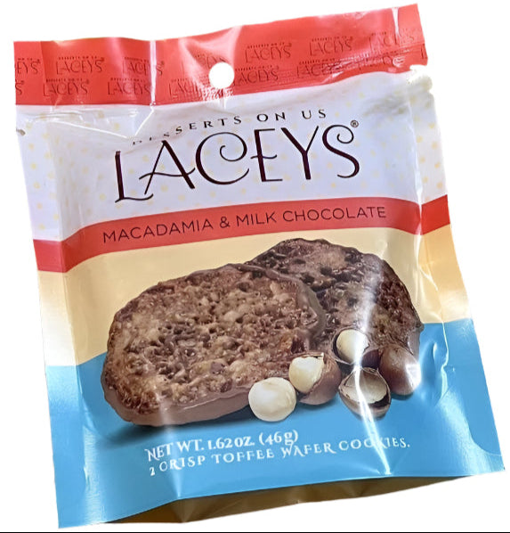 Lacey's Cookies Macadamia Nut & Milk Chocolate 2 pack